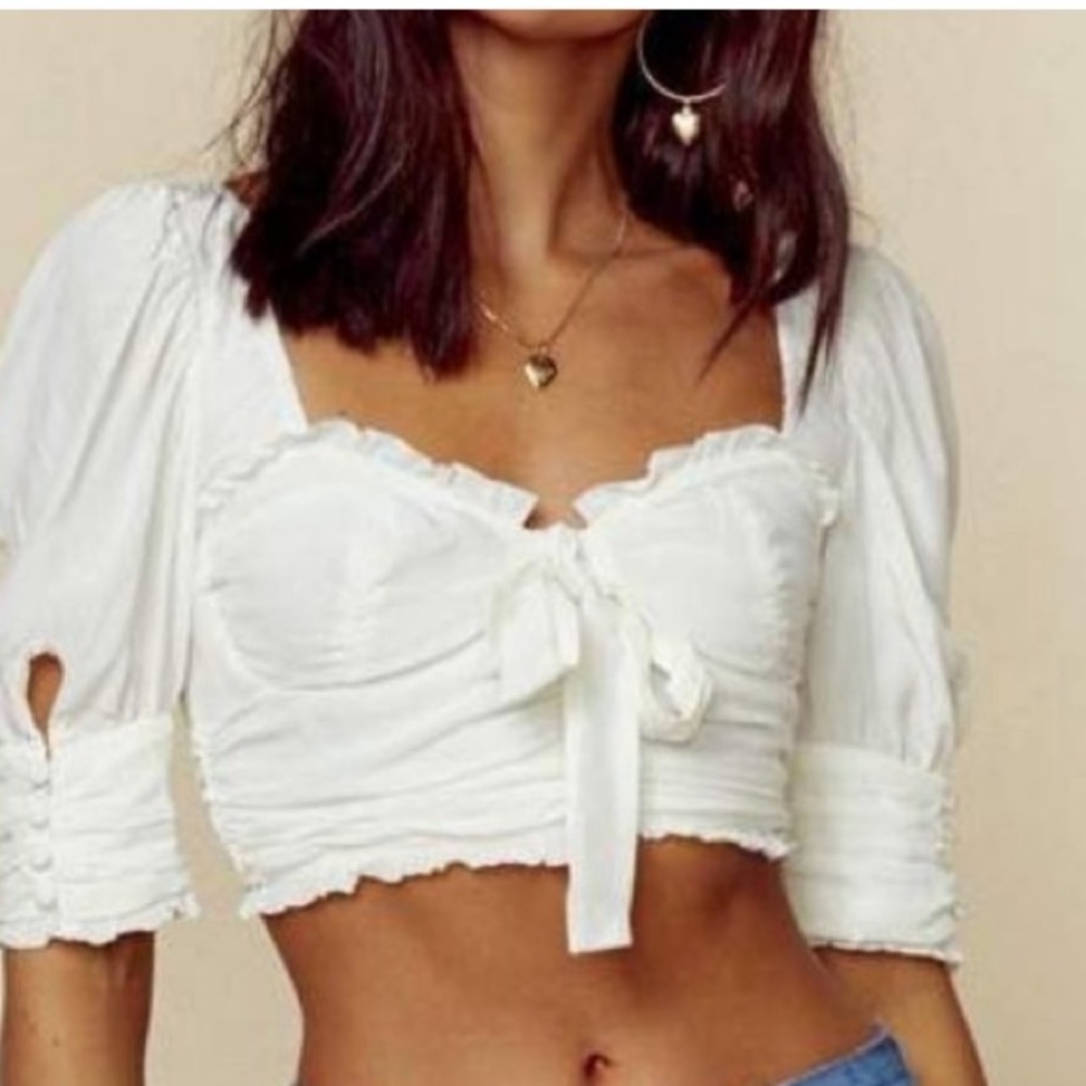 For Love & Lemons Royale Crop Top - Picture 6 of 7